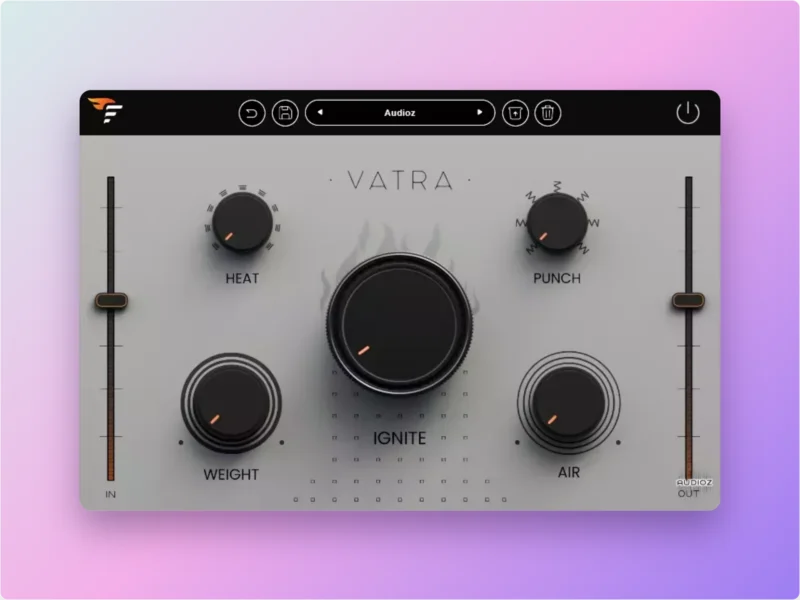 Flame Sound VATRA v1.0 复古模拟饱和与音色塑形效果器插件-韵味音频资源网