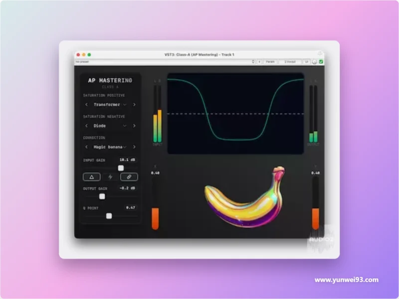 AP Mastering Class-A v2.3.0 模拟 Class-A 前级饱和与音色增强效果器插件-韵味音频资源网