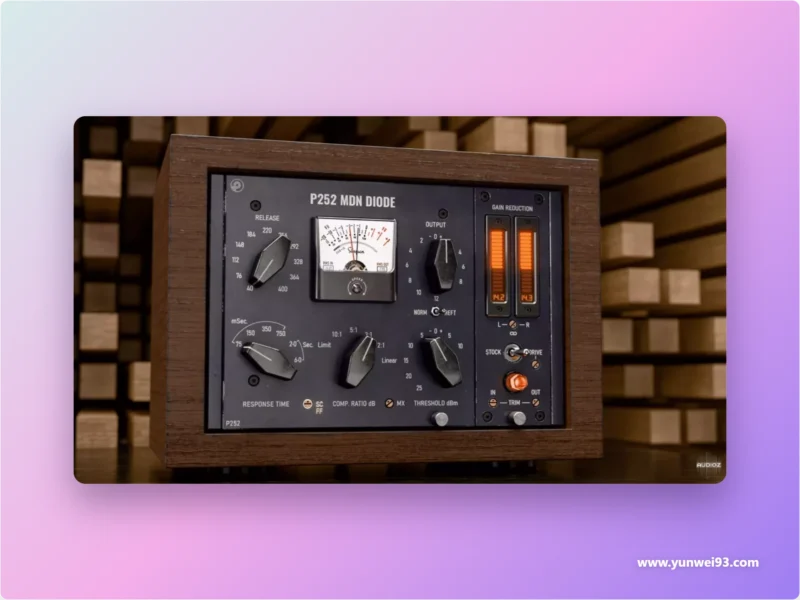 Pulsar Modular P252 MDN Diode v1.0.3 二极管模拟均衡器插件-韵味音频资源网