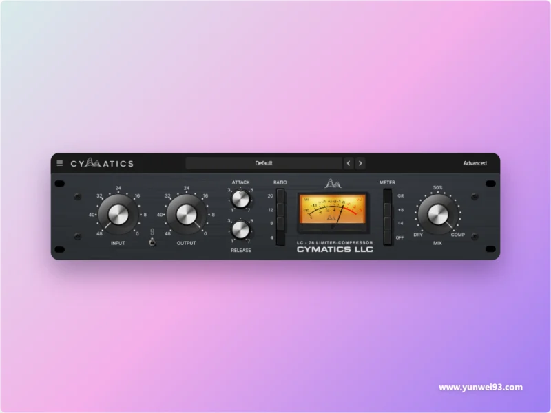 Cymatics LC-76 Vintage Compressor 复古 FET 压缩器插件-韵味音频资源网