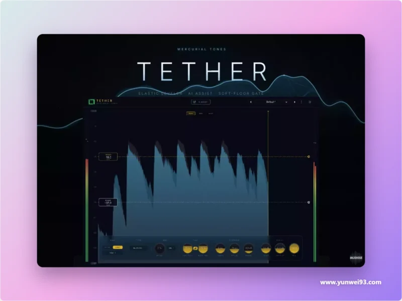 Mercurial Tones Tether v1.2.2 吉他音箱与失真效果模拟插件-韵味音频资源网
