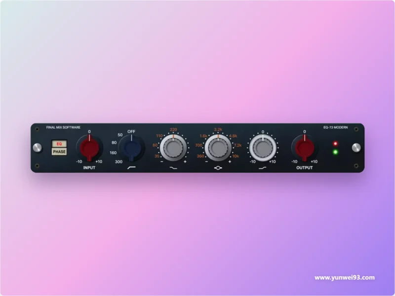 Final Mix Software EQ-73 MODERN III 专业模拟均衡器-韵味音频资源网
