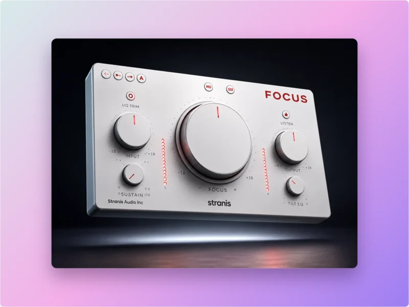 Stranis Audio Focus v1.0.0 动态处理、削波与限制器插件-韵味音频资源网