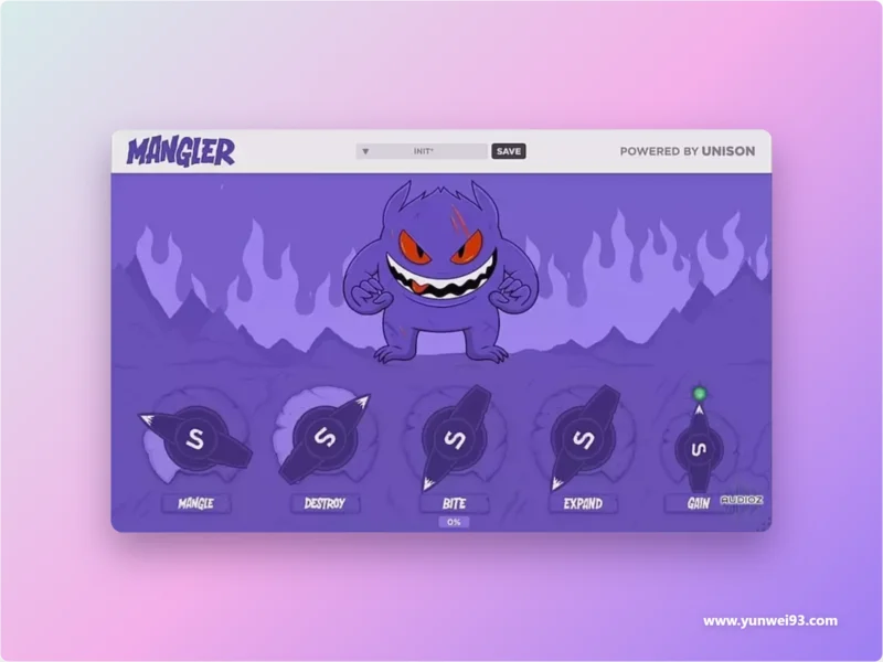 Unison Mangler v1.4.8 多效果音频破坏与创意音色处理插件-韵味音频资源网