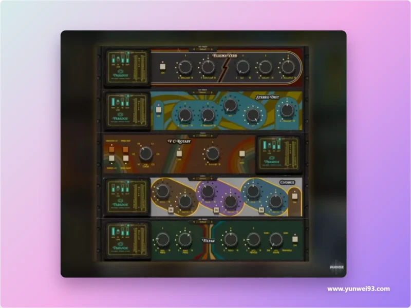 Kiive Paradox Bundle v1.0 创意调制、失真、滤波与混响效果器插件合集-韵味音频资源网