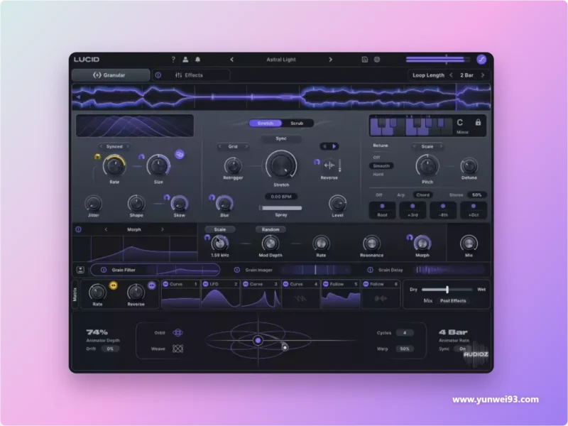 Minimal Audio Lucid v1.0.0 创意音色塑形与空间处理效果器插件-韵味音频资源网