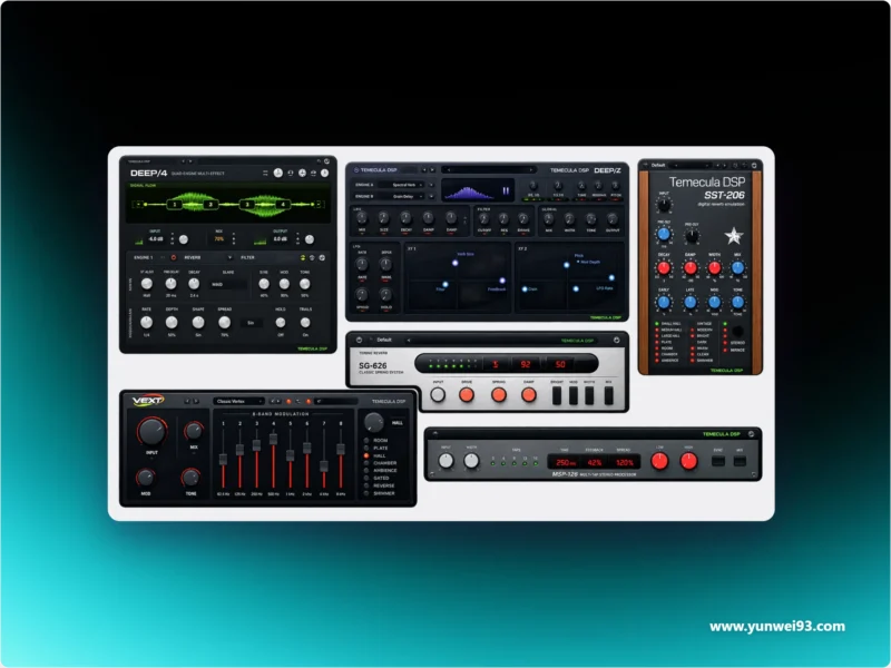Temecula DSP Everything Bundle v2026.08 全系列专业音频效果器插件合集-韵味音频资源网
