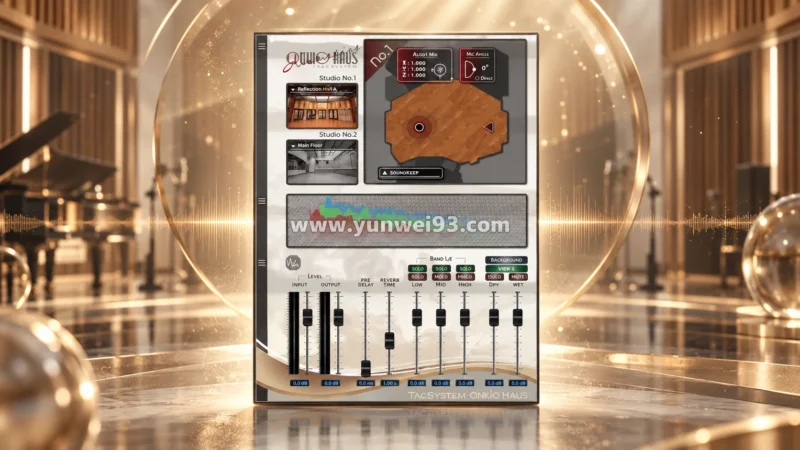 Tac System ONKIO Acoustics v2.1.3 录音棚声场模拟与采样混响插件-韵味资源网