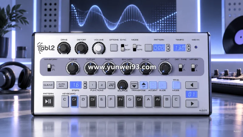 Audio Realism ABL2x-Redux v2.9.1 经典 303 贝斯线合成器插件-韵味资源网