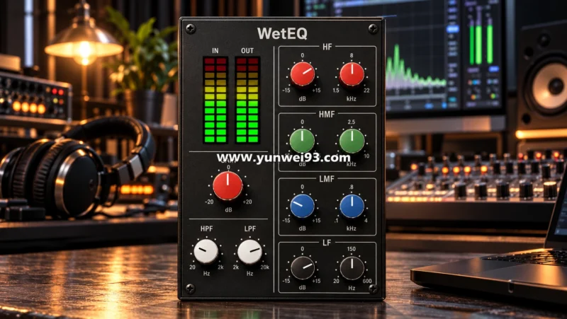WET VST WetEQ v1.1.1 专业均衡器与音色塑形插件-韵味资源网