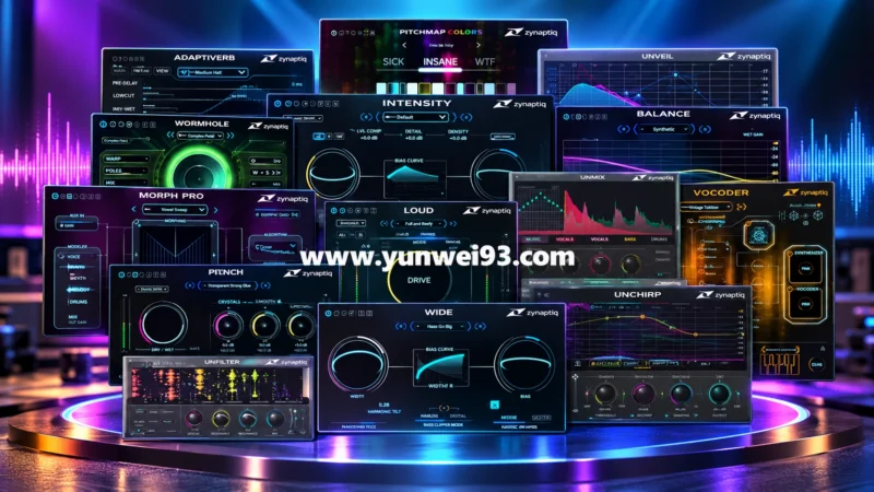 Zynaptiq ZAP Bundle v6.0.0 专业音频修复、降噪与创意处理插件合集-韵味音频资源网