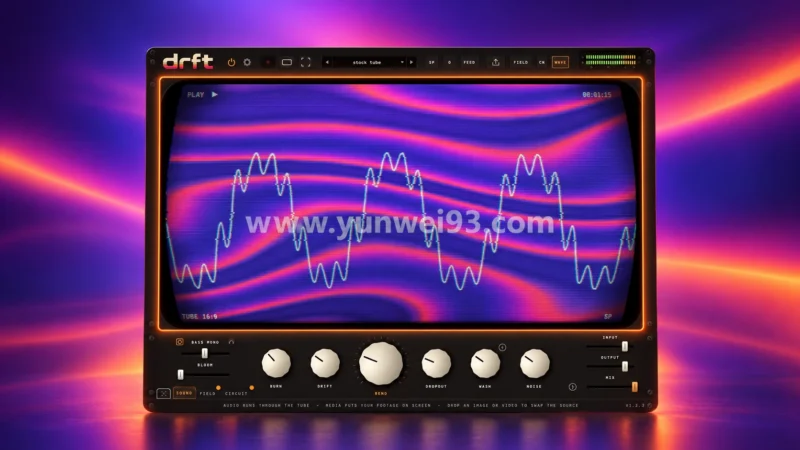 SampleRoll DRFT v1.1.3 创意音频漂移与动态声音变形处理插件-韵味音频资源网