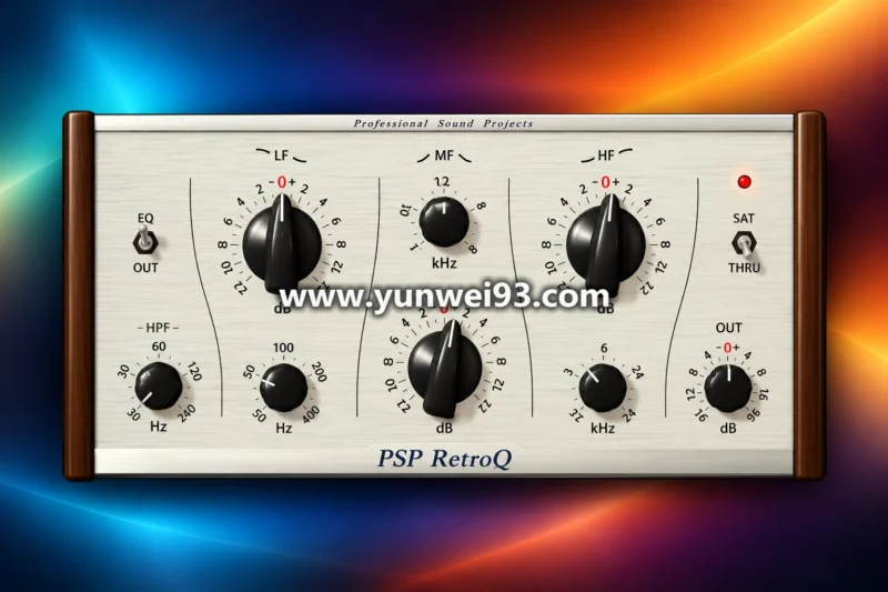 PSPaudioware PSP RetroQ v1.9.0 复古模拟均衡器与音色塑形插件-韵味音频资源网