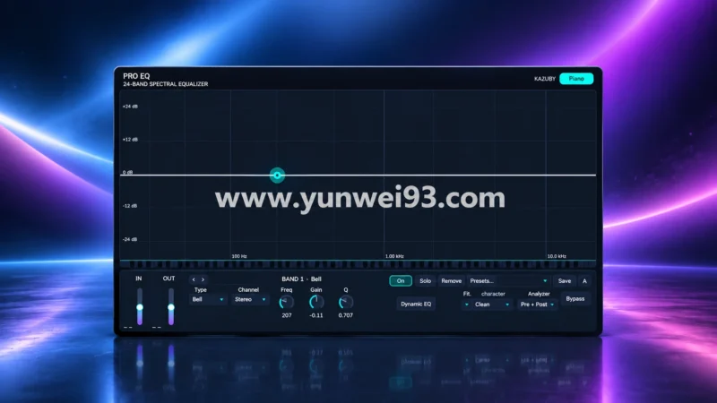 Rouven “Kajuby” Dahlen Pro EQ 专业均衡器与音色塑形插件-韵味音频资源网