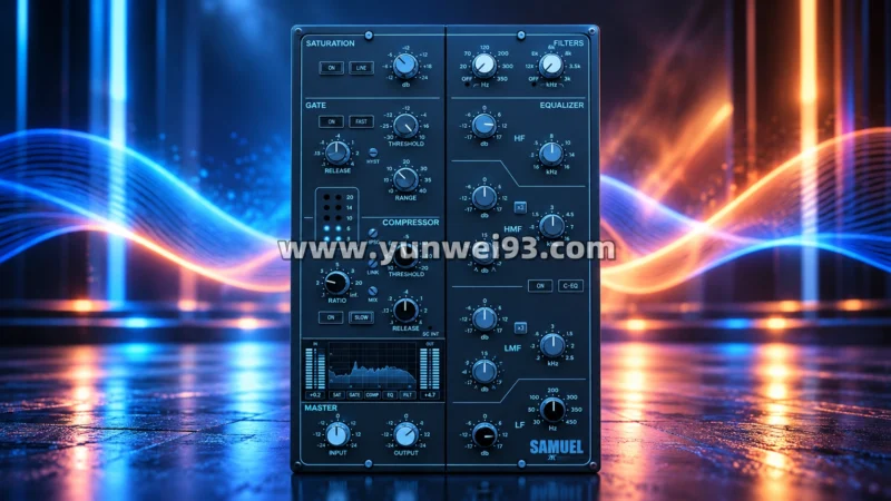 Lemur Audio SAMUEL v1.0.19 模拟调音台通道条与一体化混音处理插件-韵味音频资源网