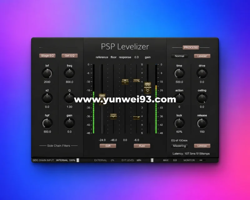 PSPaudioware PSP Levelizer v1.0.1 音频电平控制与动态平衡处理插件-韵味音频资源网